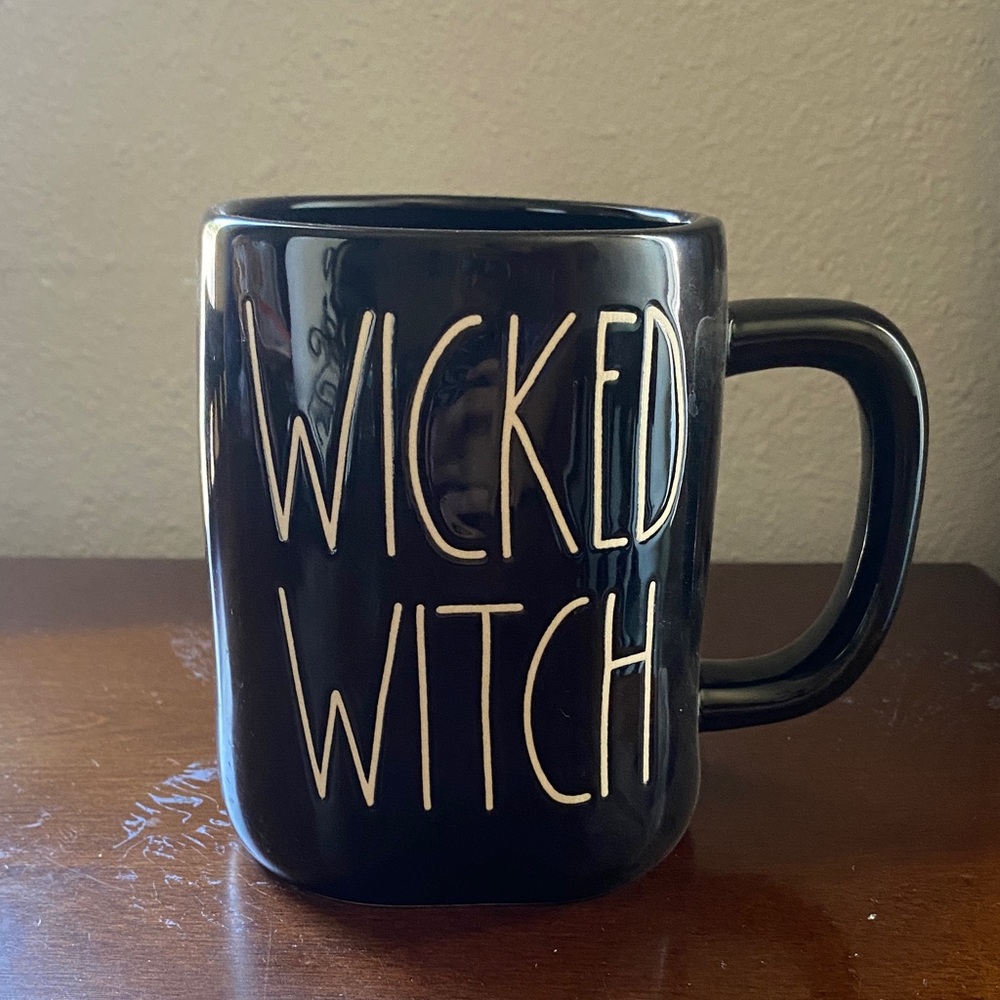 Rae Dunn Black 'Wicked Witch' Mug